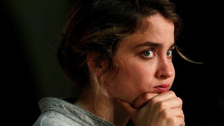 This file photo taken on May 20, 2017 shows French actress Adele Haenel during a press conference at the 70th edition of the Cannes Film Festival in Cannes.